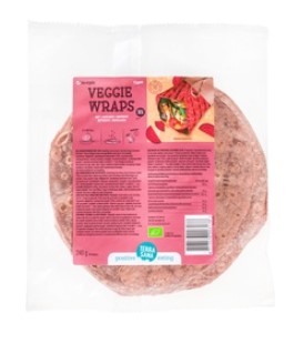 Groentewraps met biet van TerraSana, 6 x 240 g