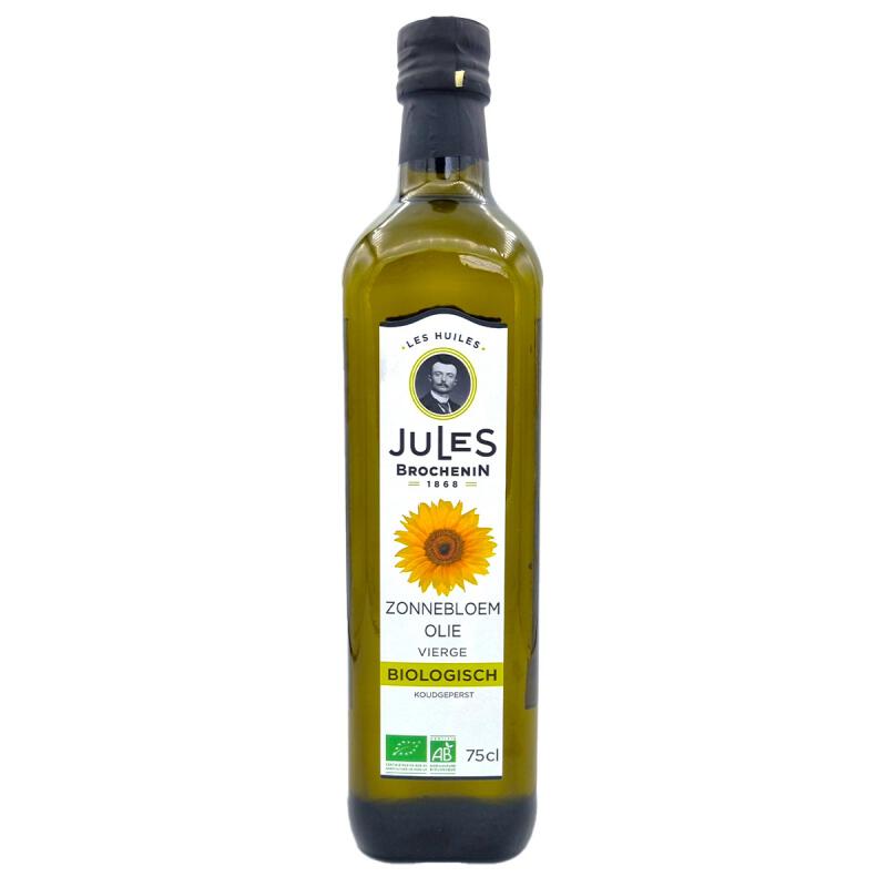 Zonnebloemolie vergine van Jules Brochenin, 6 x 750 ml
