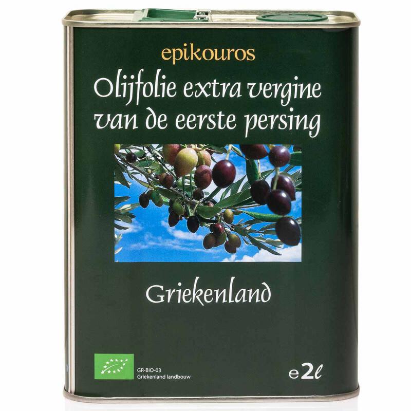 Olijfolie extra vergine van Epikouros, 1 x 2 Liter