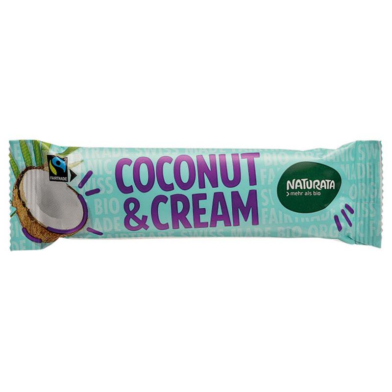 Coconut + cream bar van Naturata, 24 x 33 g