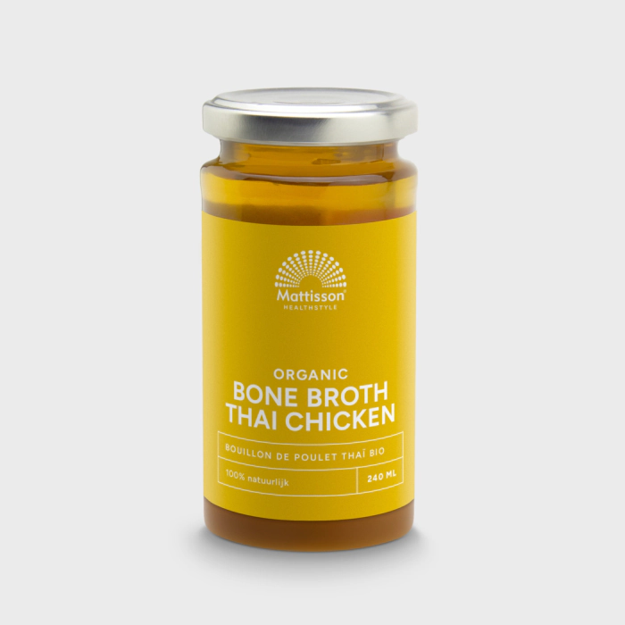 Bone broth gevogelte van Mattisson, 6 x 240 ml