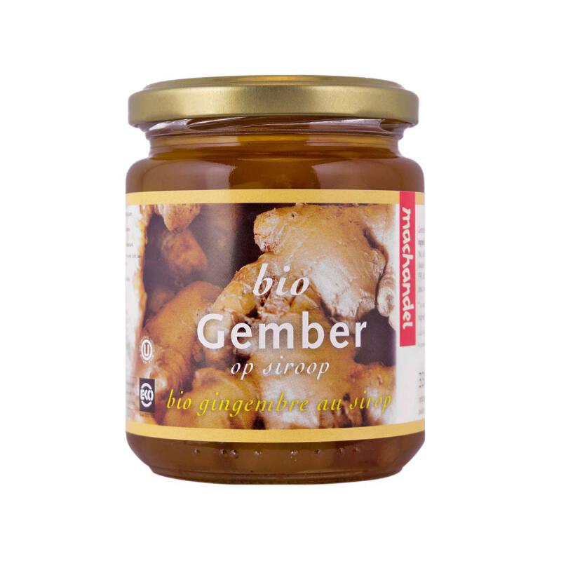 Gember op siroop van Machandel, 6 x 275 ml