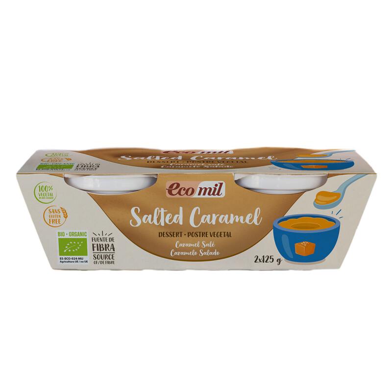 Dessert caramel zeezout van Ecomil, 6 x 2 stk