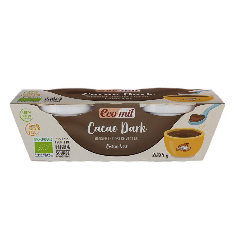 Dessert choco puur van Ecomil, 6 x 2 stk