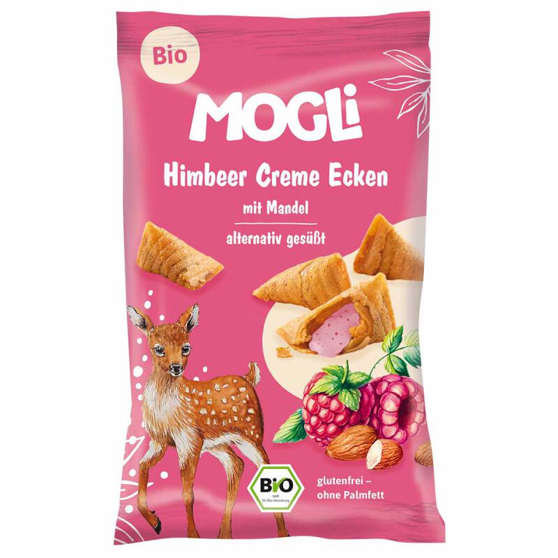 Framboos amandel koekjes van Mogli, 10 x 30 g