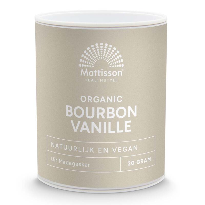 Bourbon vanille gemalen van Mattisson, 1 x 30 g
