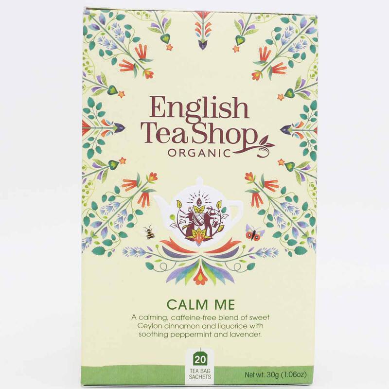 Kruidenthee Calm me van ENGLISH TEASHOP, 6 x 20 builtje