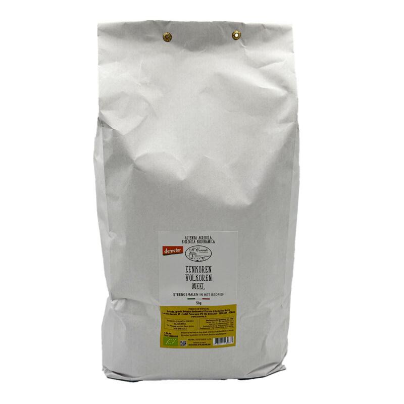 Eenkoren volkorenmeel van IL CERRETO, 2 x 5 kg