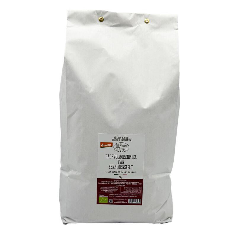 Emmermeel half-volkoren van IL CERRETO, 2 x 5 kg