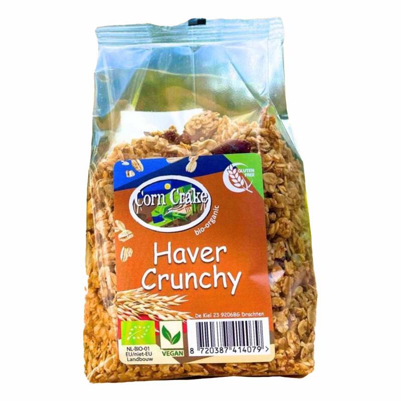 Haver crunchy glutenvrij van Corn Crake Organic, 6 x 250 g