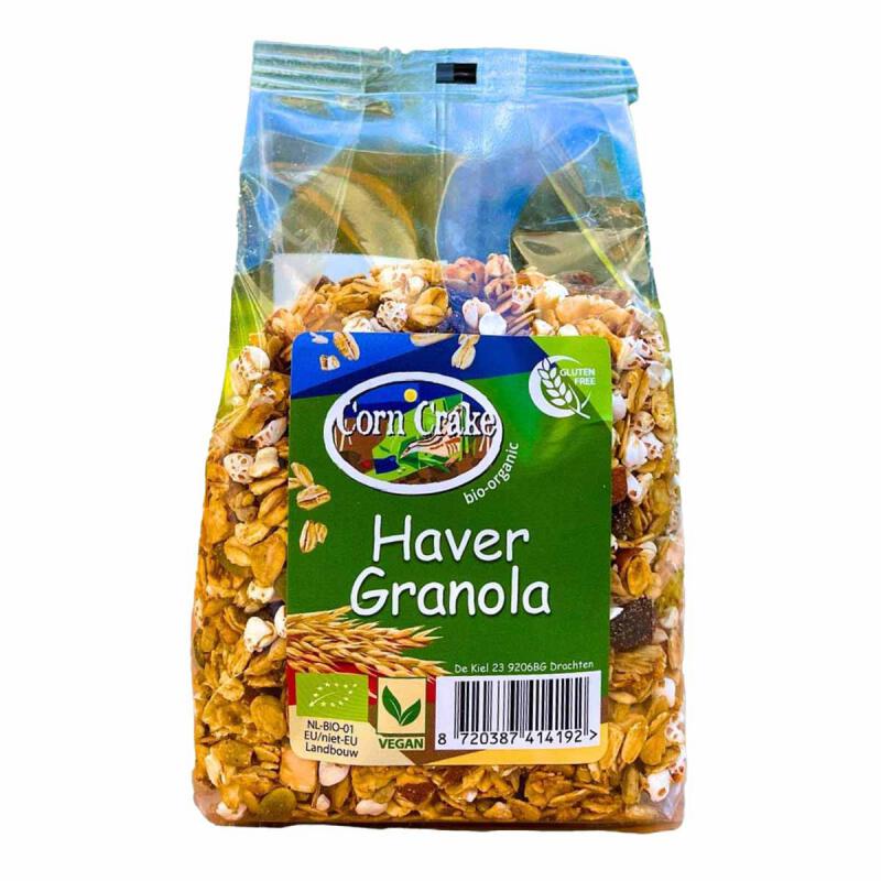 Haver granola glutenvrij van Corn Crake Organic, 6 x 250 g