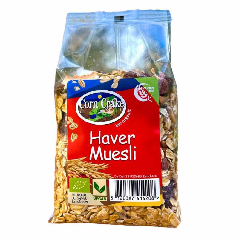Haver muesli glutenvrij van Corn Crake Organic, 6 x 275 g