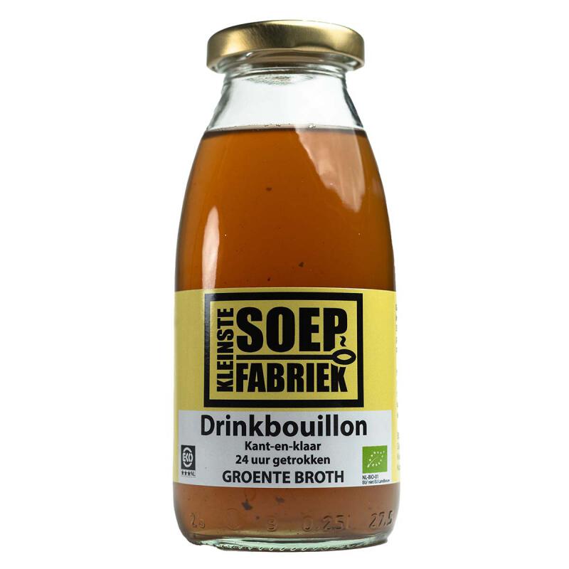 Drinkbouillon groente van Kleinstesoepfabriek, 6 x 245 ml