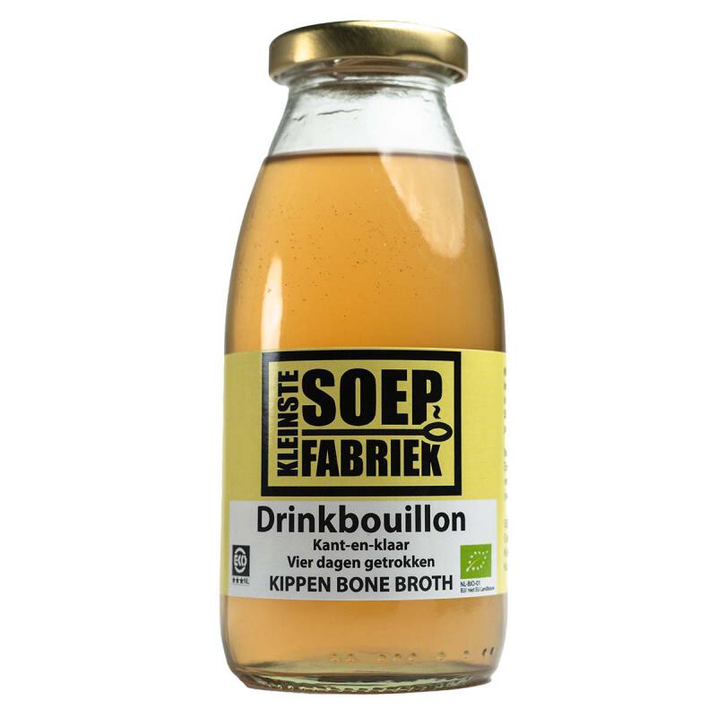 Drinkbouillon kip van Kleinstesoepfabriek, 6 x 245 ml