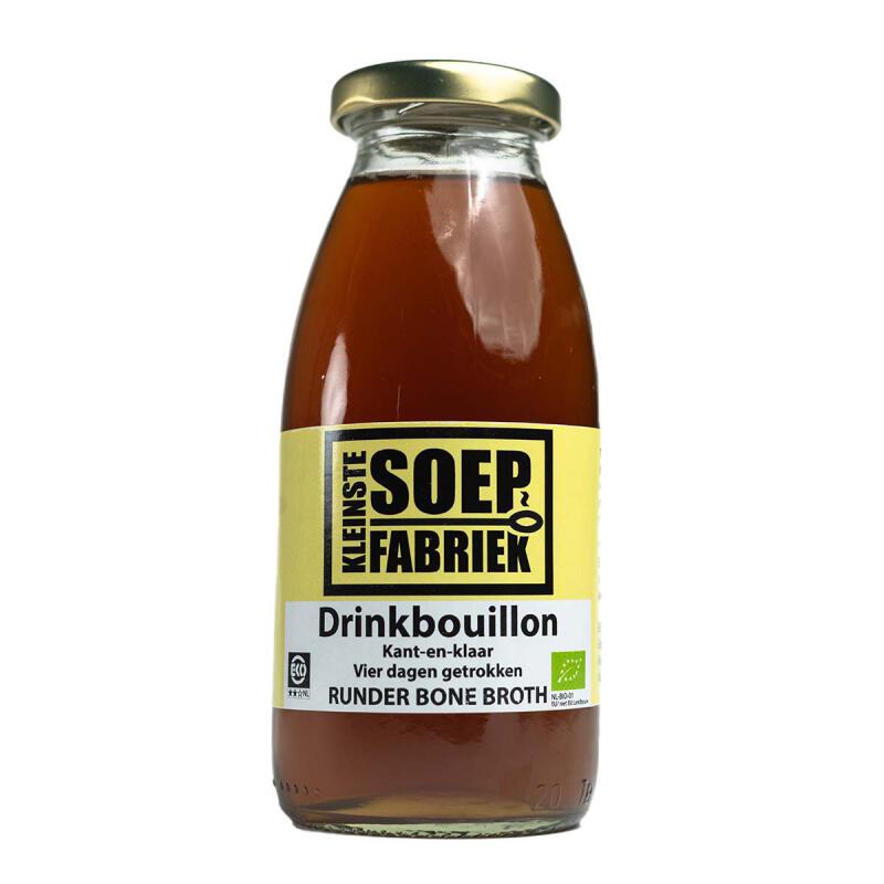 Drinkbouillon rund van Kleinstesoepfabriek, 6 x 245 ml