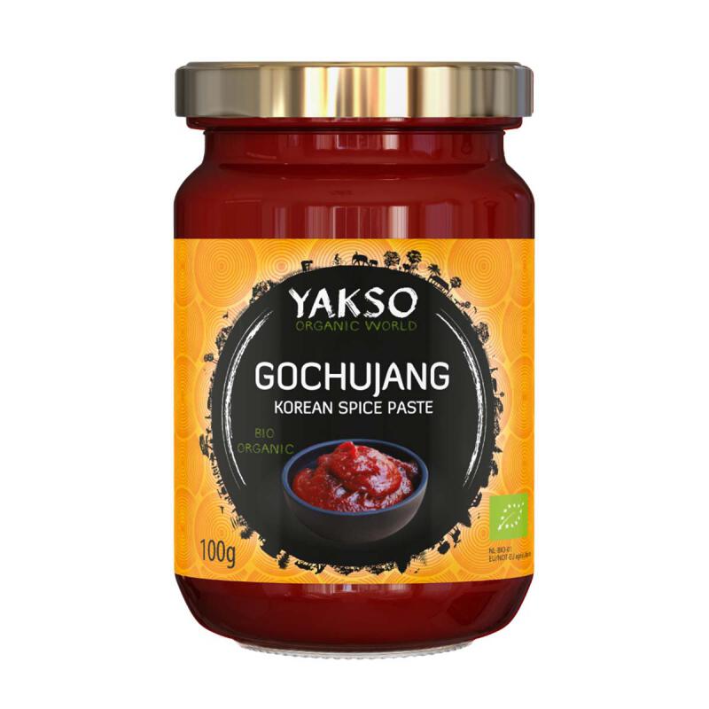 Korean guchojang spice paste van Yakso, 6 x 100 g