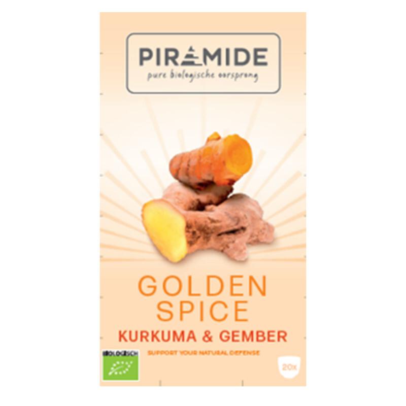 Golden spice van Piramide, 4 x 20 builtje