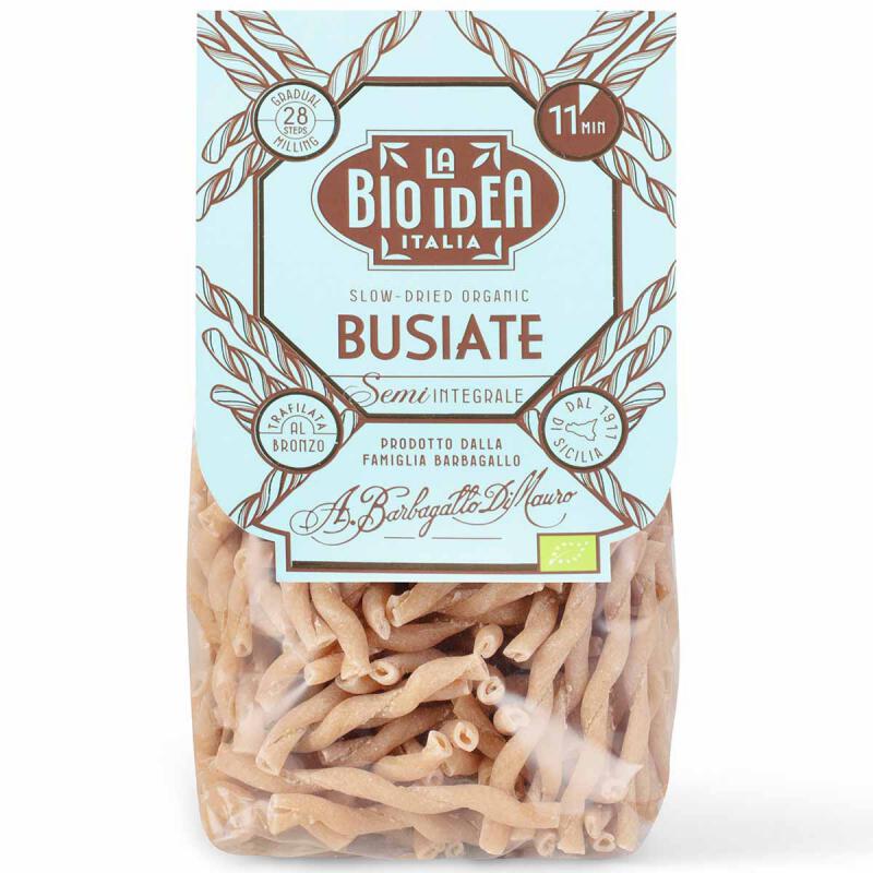 Busiate half volkoren van La Bioidea, 6 x 375 g