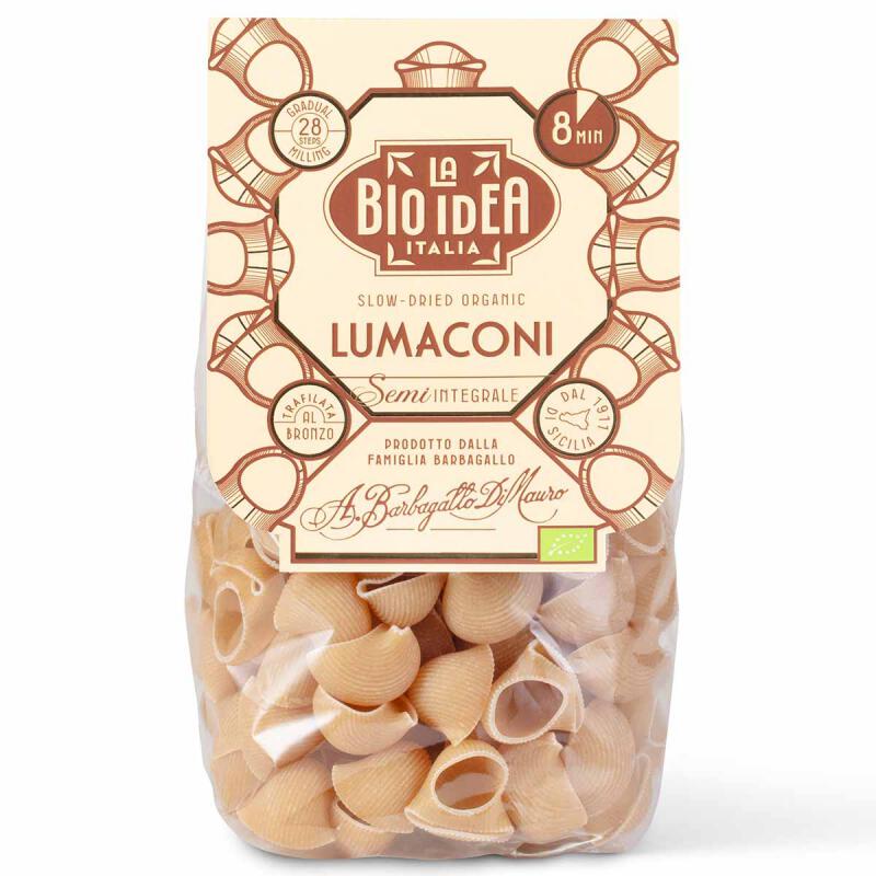 Lumaconi half volkoren van La Bioidea, 6 x 375 g