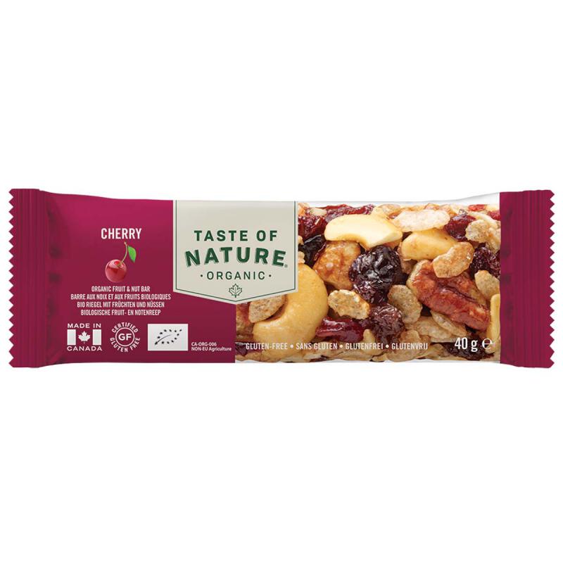 Kersenreep van Taste of Nature, 16 x 40 g
