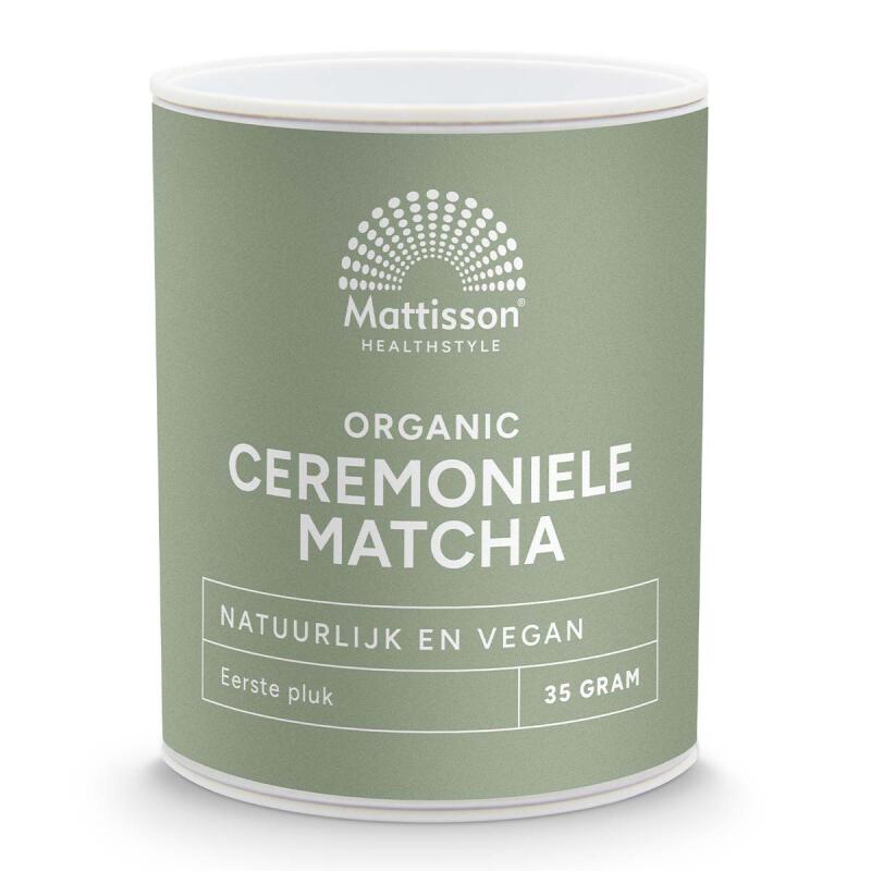 Matcha ceremonieel van Mattisson, 1 x 35 g