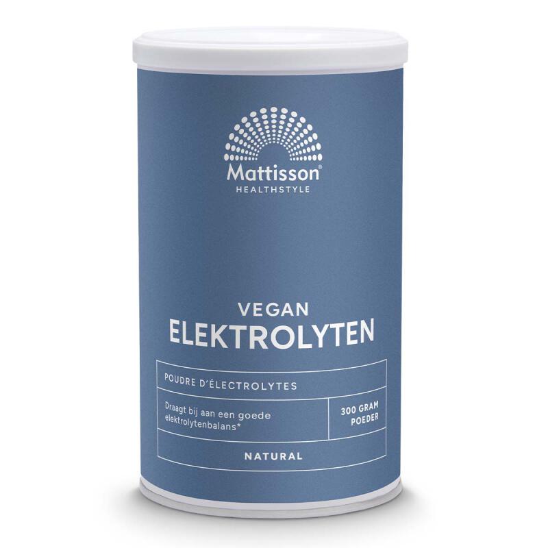 Electrolyten poeder vegan van Mattisson, 1 x 300 g