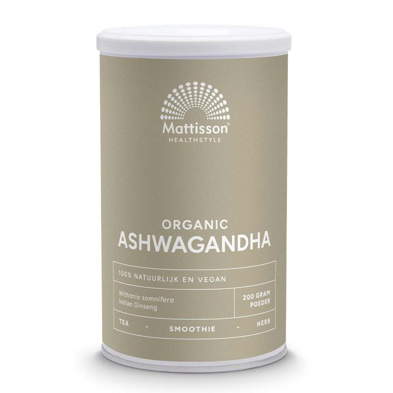 Ashwagandha poeder van Mattisson, 1 x 200 g