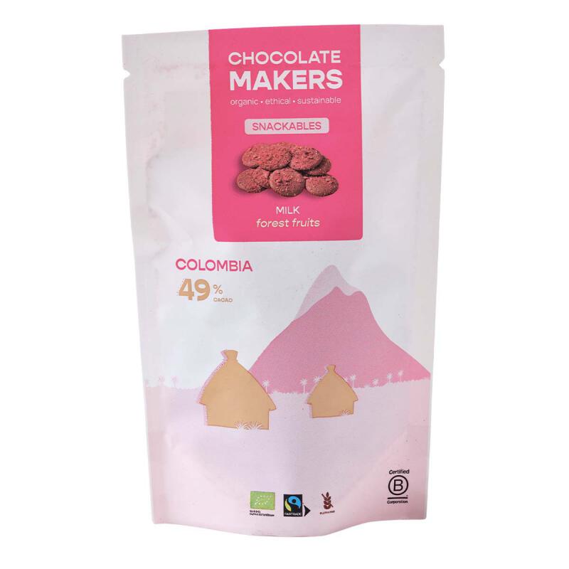 Snackable melkchocolade bosvruchten van Chocolatemakers, 10 x 100 g