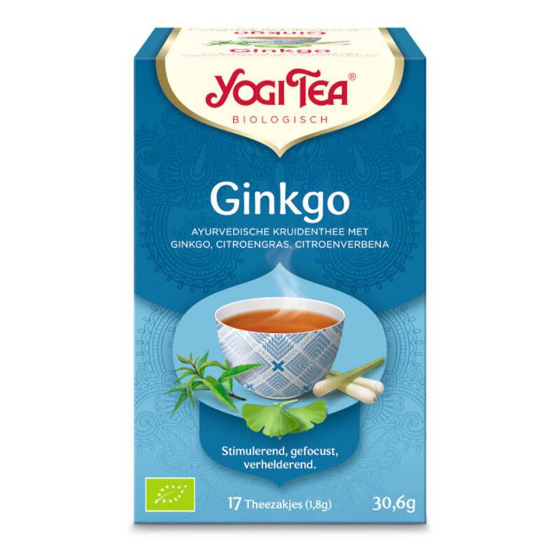 Ginkgo van Yogi Tea, 6 x 17 builtje