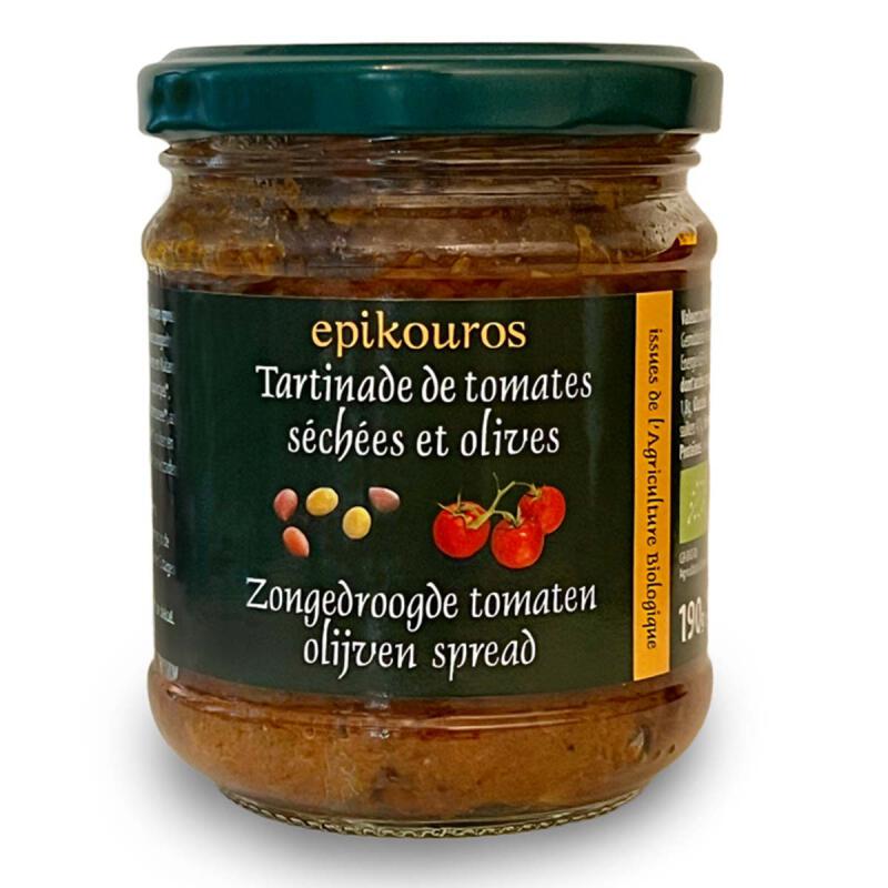 Tomaten olijven spread van Epikouros, 6 x 190 g