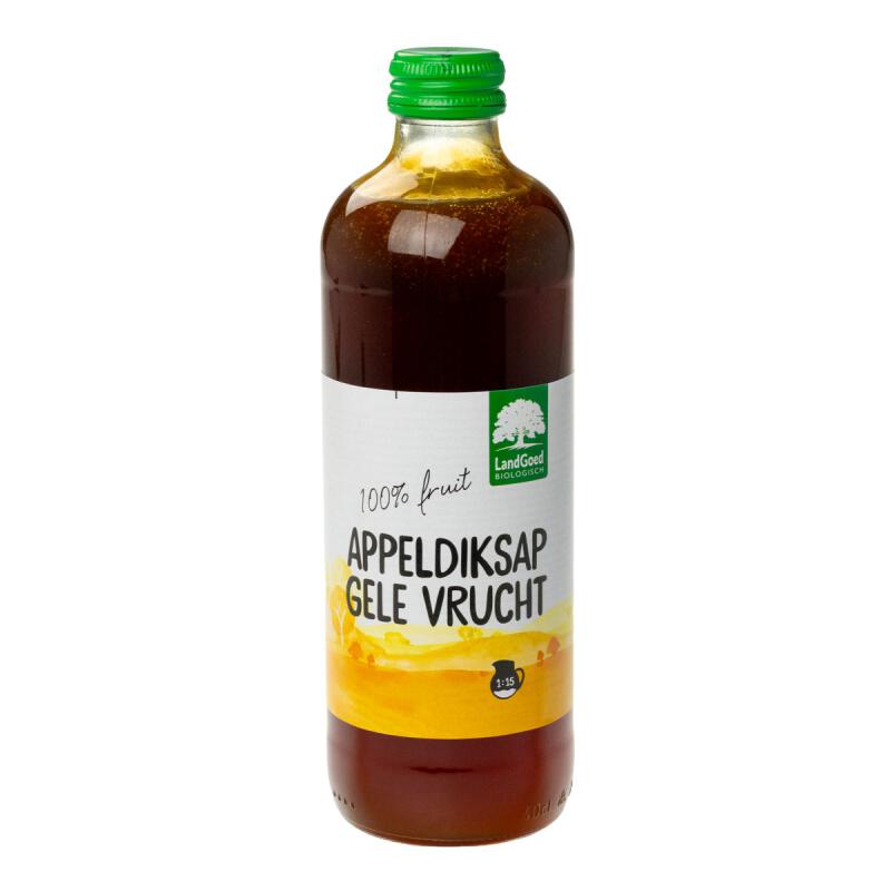Appeldiksap gele vrucht van Landgoed, 6 x 400 ml