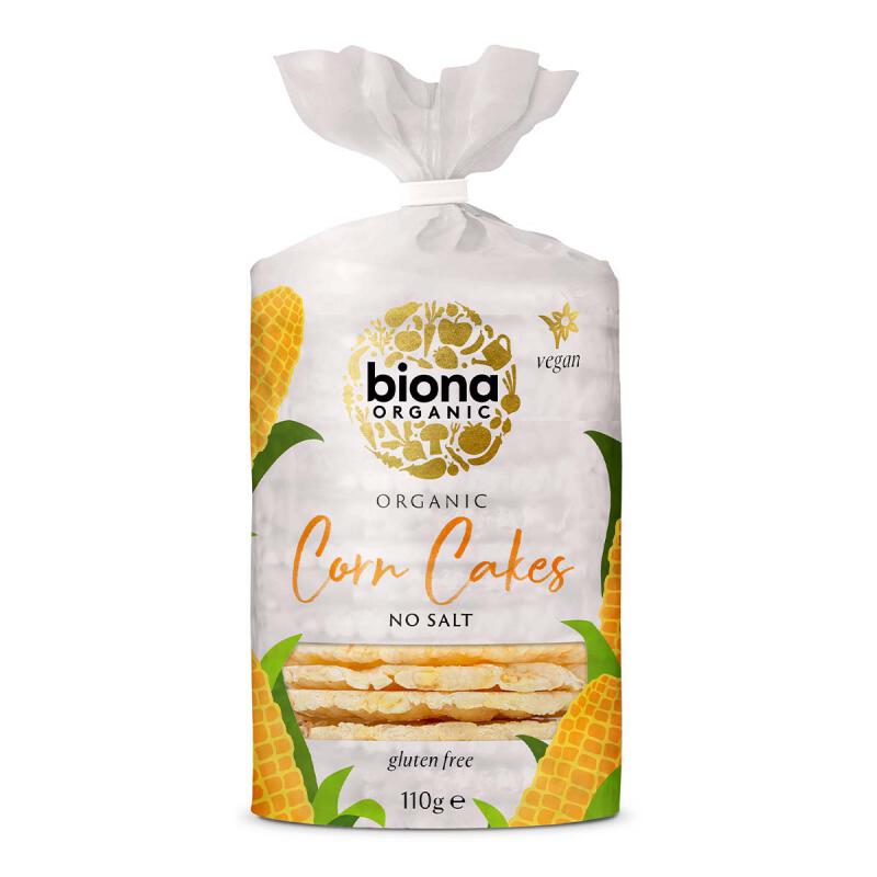 Maiswafels zonder zout van Biona, 12 x 110 g