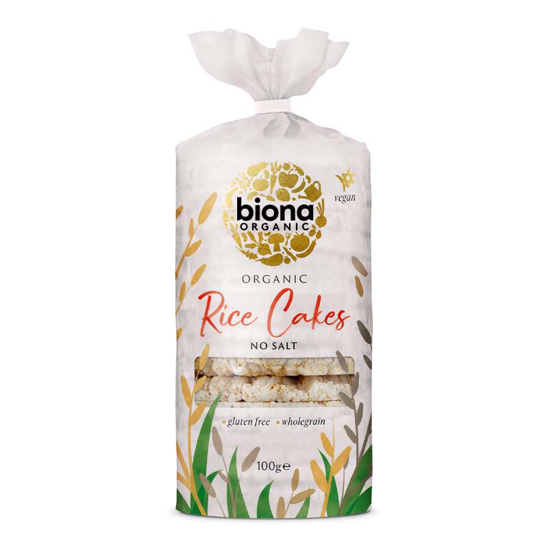 Rijstwafels zonder zout van Biona, 12 x 100 g Rijstwafels zonder zout van Biona, 12 x 100 g