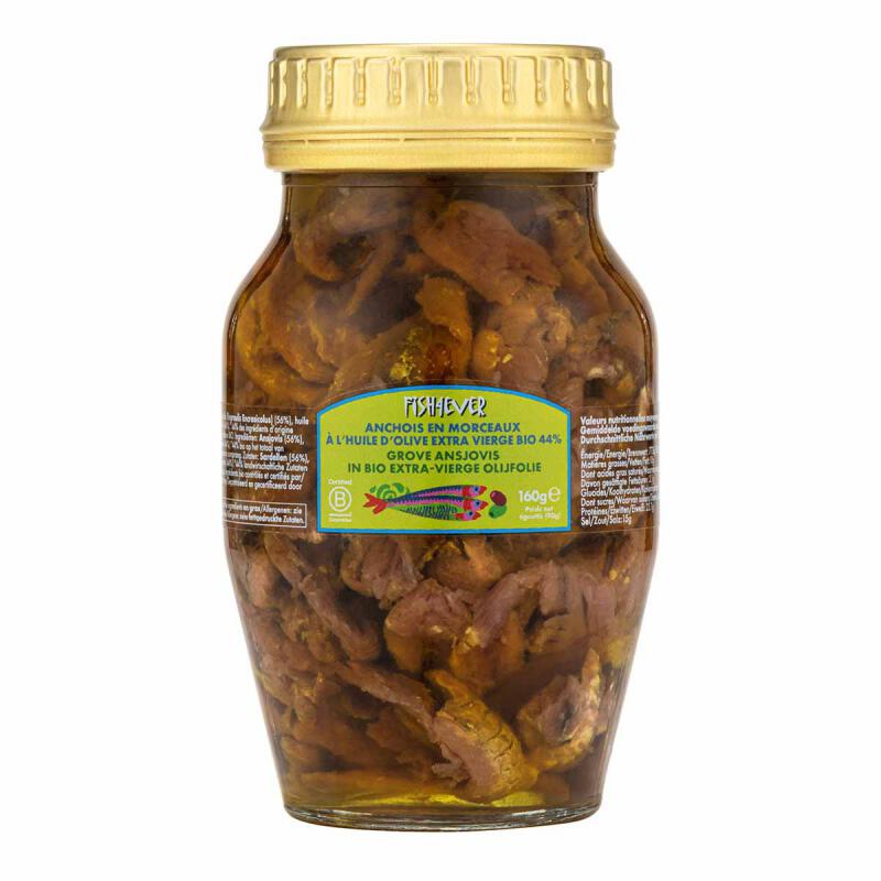 Ansjovisstukken olijfolie van Fish 4 Ever, 12 x 95 g Ansjovisstukken olijfolie van Fish 4 Ever, 12 x 95 g
