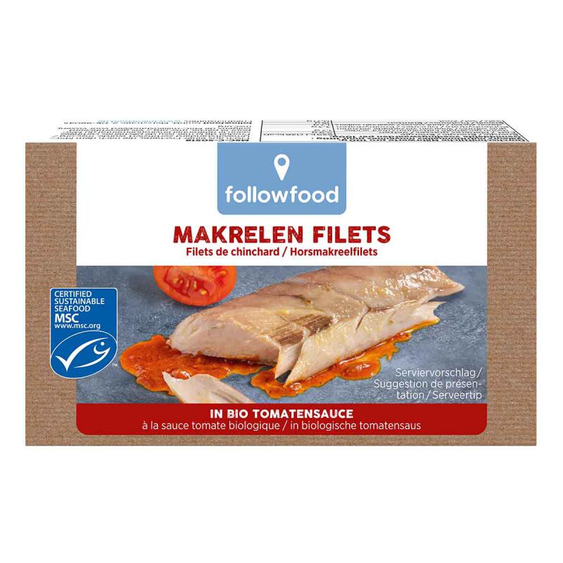 Horsmakreelfilets in saus van FOLLOW FOOD, 12 x 125 g