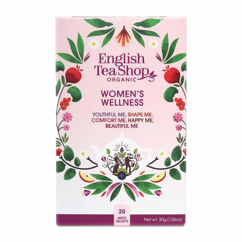 Kruidenthee Womans wellness van ENGLISH TEASHOP, 6 x 20 builtje