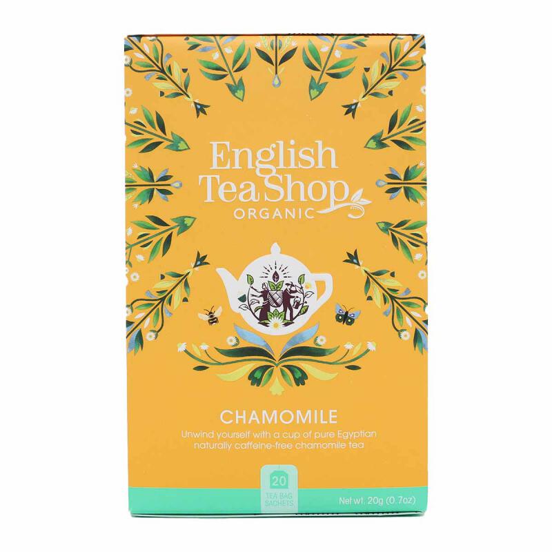 Kruidenthee Kamille van ENGLISH TEASHOP, 6 x 20 builtje