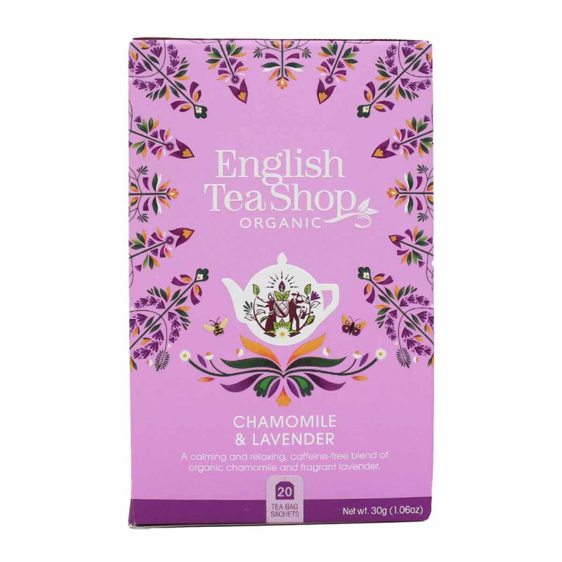 Kruidenthee Kamille Lavendel van ENGLISH TEASHOP, 6 x 20 builtje