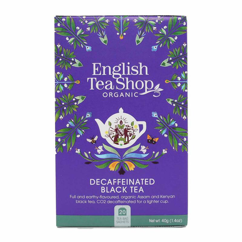Caffeinevrij zwarte thee van ENGLISH TEASHOP, 6 x 20 builtje