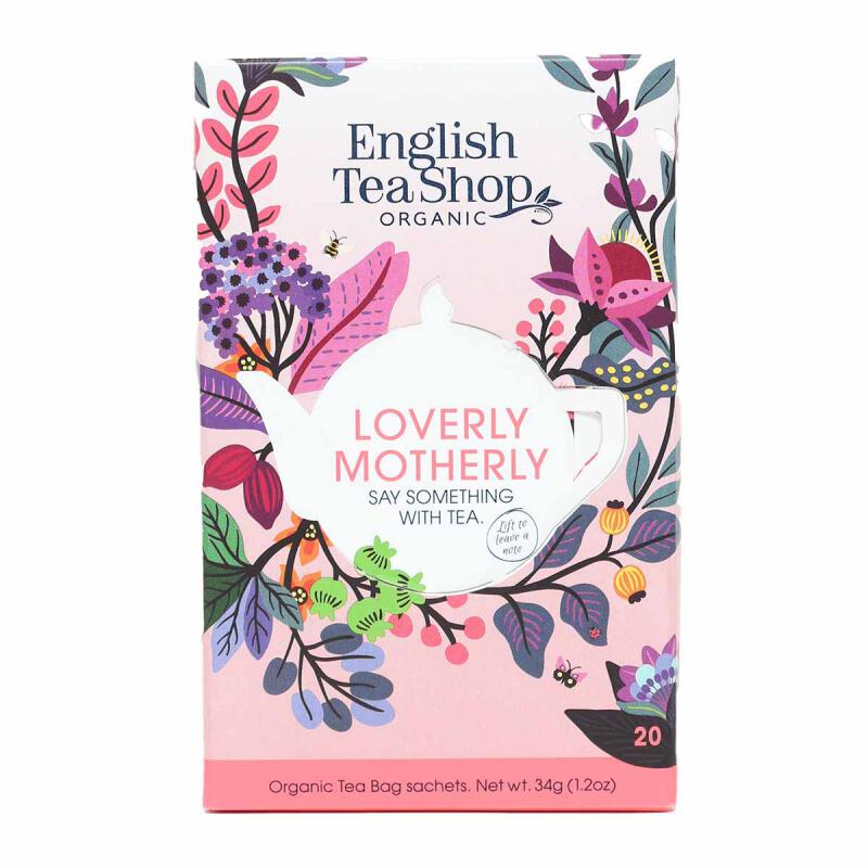 Kruidenthee Loverly motherly van ENGLISH TEASHOP, 6 x 20 builtje