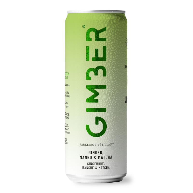 Gimber sparkling focus van GIMBER Excl.statiegeld, 12 x 250 ml