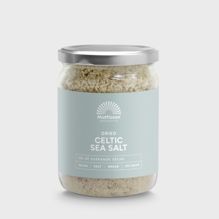 Keltisch zeezout gedroogd van Mattisson, 12 x 375 g