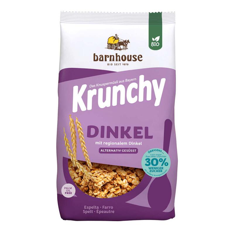 Krunchy spelt van Barnhouse, 6 x 600 g