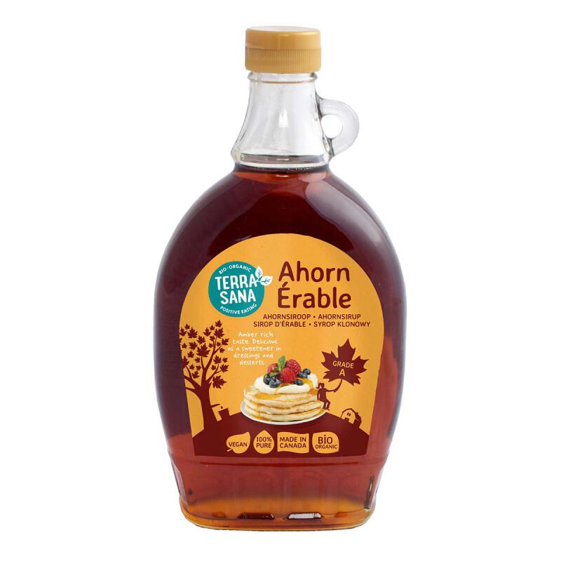 Ahornsiroop graad a van TerraSana, 1 x 500 ml