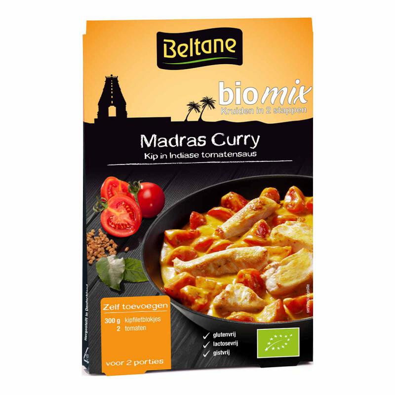 Madras curry mix van Beltane, 10 x 20 g