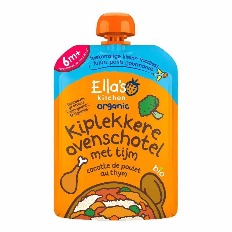 Knijp ovenschotel kiplekker tijm van Ella`s kitchen, 6 x 130 g