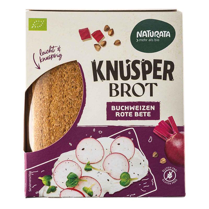 Crispbread boekwt r.biet van Naturata, 12 x 100 g