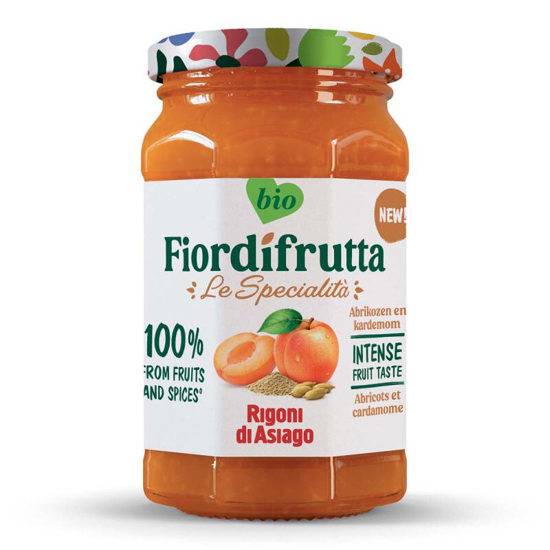 Fruitbeleg abrikoos-kardemom van Fiordifrutta, 6 x 250 g