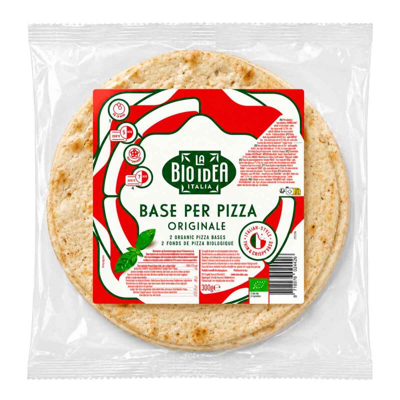 Pizzabodems 2 stuks van La Bioidea, 10 x 300 g
