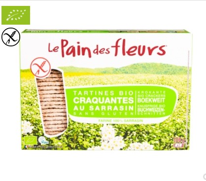 Crispbread boekweit GV van le Pain des Fleurs, 8x 300 gr